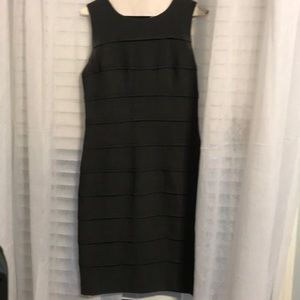 Calvin Klein charcoal suit dress